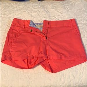 Hot pink j Crew chino short